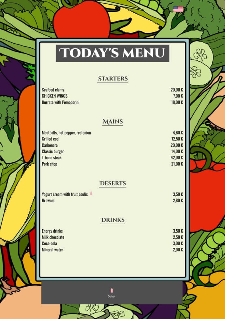 menu ideas design